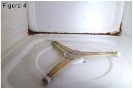 Oxido en la cavidad del horno